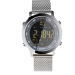 New EX18 50M Mergulho Impermeável relógio inteligente pedômetro Relógio aptidão Bluetooth Mensagem Telefone push Sports SmartWatch Saudável