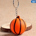 New Fashion Keychain Sports Toy Futebol Basquetebol Bola Golf Pingente chaveiro para presente de Favorita Sportsman