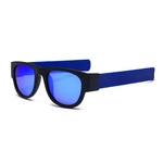 New Único polarizados Folding óculos de sol Dazzle Cor Bracelet Outdoor Projeto Ciclismo Óculos