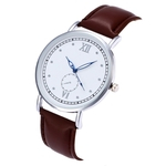 New Women Men Watch Moda Casual Leather Strap rel¨®gio de pulso de quartzo