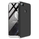 Para Xiaomi 8 Lite 3 em 1 360 Degree antiderrapante à prova de choque capa protetora completa