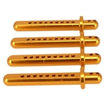 Nova corpo POST Mounts Machined de liga de alumínio para Rc Hobby Model Car 1/10 Axial SCX10 atualizado Hop-up Peças 4pcs