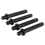 Nova corpo POST Mounts Machined de liga de alumínio para Rc Hobby Model Car 1/10 Axial SCX10 atualizado Hop-up Peças 4pcs