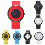 Nova fita design Silicone Criativo Relógio Masculino Moda Feminina Relógios Sports Watch