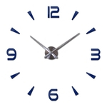 Novas parede relógio de quartzo sala relógios DIY moderno relógio de design horloge murale espelho acrílico 3d adesivos