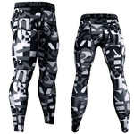 Novo Design Camuflagem Calças Homens da aptidão dos homens Corredores de compressão Calças Calças masculinas Fisiculturismo calças justas Leggings MMA Pantalon Homme