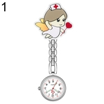 Numeral Analógico Quartz Clip-On Fob Enfermeira Médico Pendurado Relógio De Bolso Luminoso