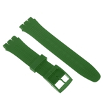 O Relógio Da Substituição Da Borracha De Silicone De 19mm Une O Verde Hiper Impermeável