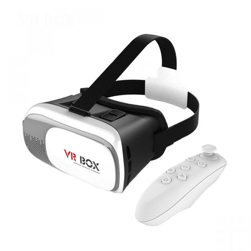 Oculos 3d com Controle Bluetooth para Filmes Jogos Game de Realidade Virtual (vr Box)