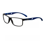 Óculos De Grau Mormaii Atlântico M6007 A41 Preto/Azul 5,7 Cm