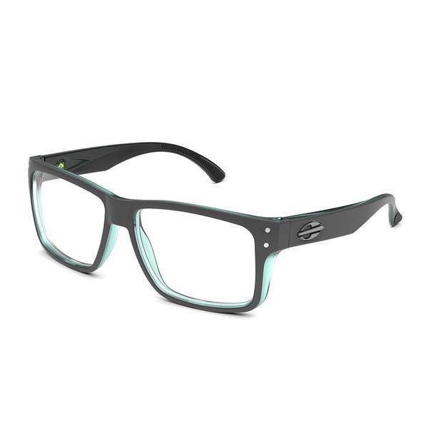 Óculos de grau Mormaii mumbai rx cinza parede verde fosco