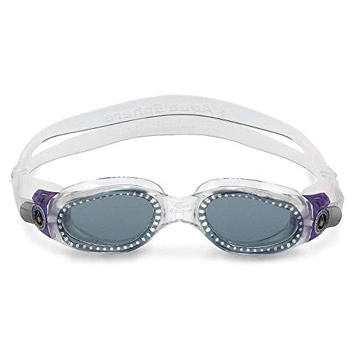 Óculos de Natação Aqua Sphere Kaiman Lente Fumê Transparente/Roxo