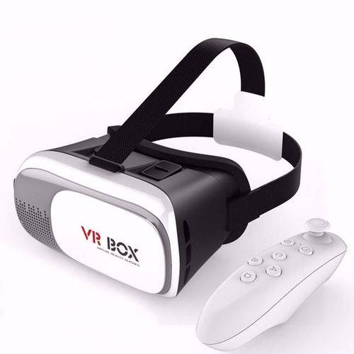 Oculos de Realidade Virtual 3d + Controle Bluetooth - Vr Box