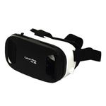 Óculos de Realidade Virtual 3d Goal Pro Vr Z5 com Fone de Ouvido - Preto/branco