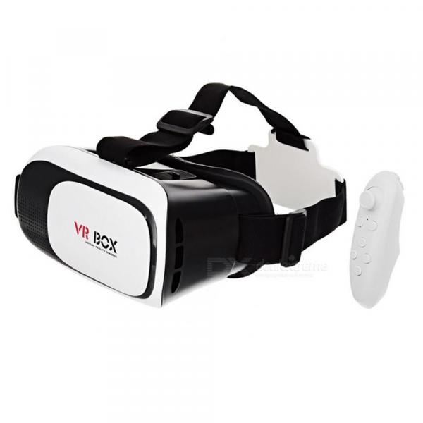 Oculos de Realidade Virtual 3D Vr Box + Controle Bluetooth