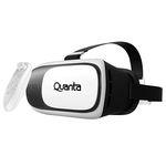 Óculos de Realidade Virtual Quanta Qt03d5 para Smartphones de 6 3d - Branco