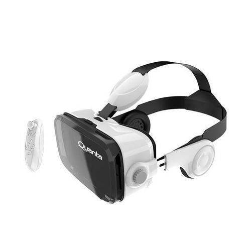 Óculos de Realidade Virtual Quanta QT03D6 para Smartphones de 6" 3D - Branco
