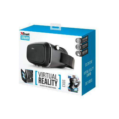 Oculos de Realidade Virtual Vr Exos 3d com Controle - Trust