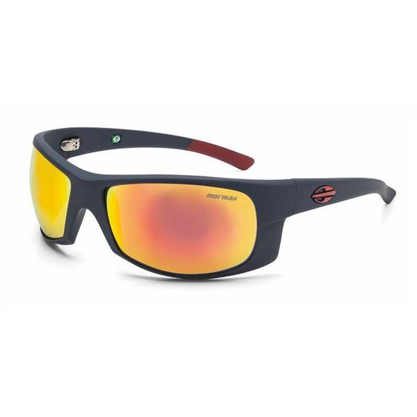 Oculos de Sol Mormaii Acqua 287d9911 Cinza Fosco Lente Vermelho Espelhado