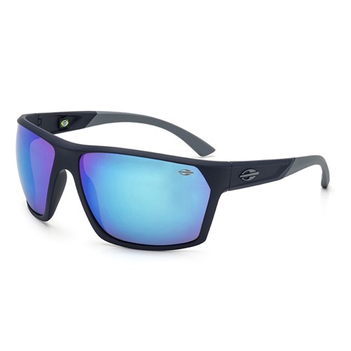 Oculos de Sol Mormaii Storm Azul Escuro Fosco Lente Revo Azul Azul