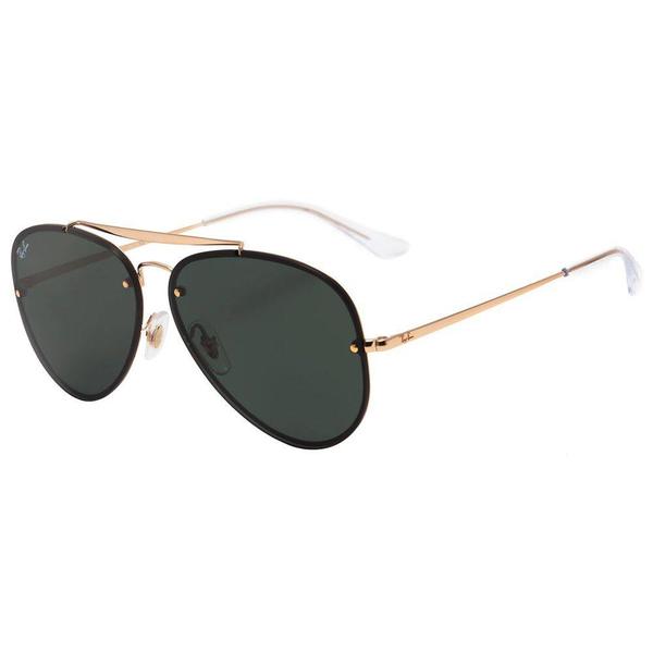 Óculos de Sol Ray Ban Blaze Aviador Dourado RB3584N Tam. 61