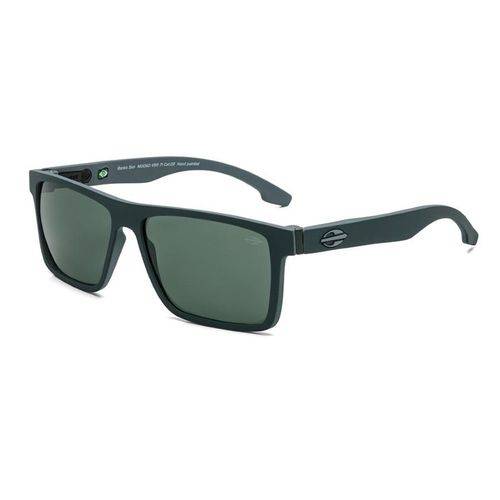 OCULOS SOL MORMAII BANKS M0050K9971 PETROLEO PAREDE CINZA FOSCO LENTE VERDE G15 - Mormaii