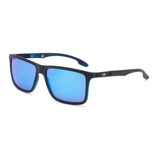 Oculos Sol Mormaii Kona M0036abr97 Preto Fosco Lente Azul Espelhado