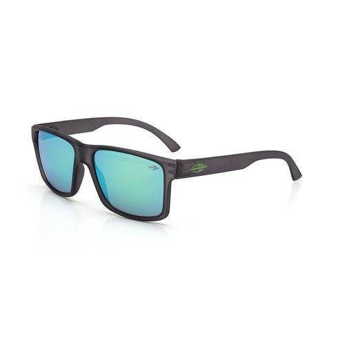 OCULOS SOL MORMAII LAGOS M0074D5985 FUME LENTE VERDE ESPELHADA - Mormaii