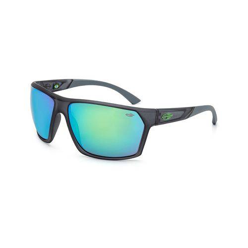 OCULOS SOL MORMAII STORM M0079D5985 FUME LENTE VERDE ESPELHADA - Mormaii