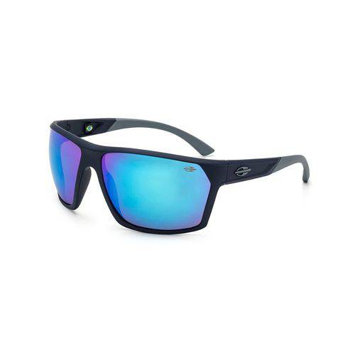 OCULOS SOL MORMAII STORM M0079K3397 AZUL FOSCO LENTE AZUL ESPELHADA - Mormaii