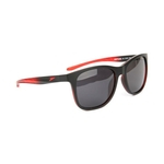 Oculos Sol Speedo Neptune H01 Preto Fosco Vermelho Lente Cinza Polarizada