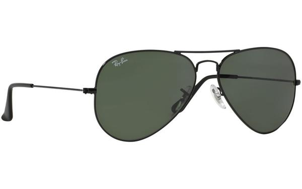 Óculos Solar Ray-Ban Aviator RB3025 L2823 Tamanho 58 Preto Metal - Ray Ban