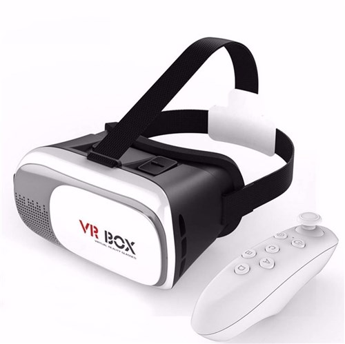 Óculos Vr Box 2.0 Realidade Virtual 3d Android Ios Controle