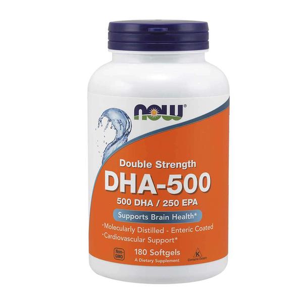 Ômega 3 DHA-500 - EPA 250 (180 Softgels) - Now Foods