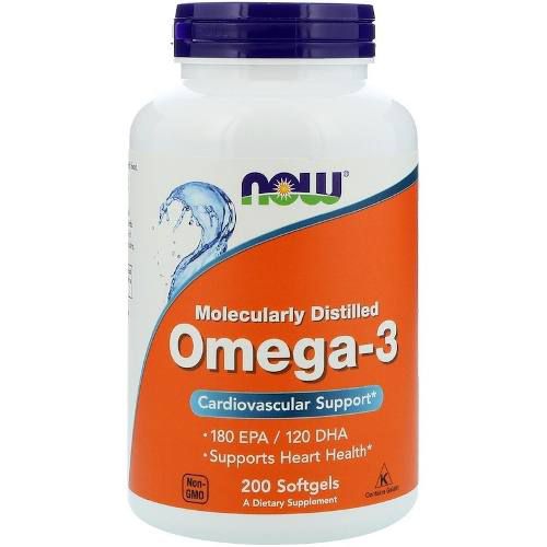 Omega-3 Now Foods 180 Epa 120 Dha - 200 Softgels