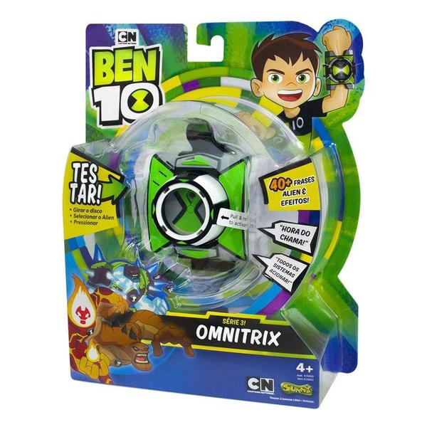 Omnitrix com Sons e Luzes Bem 10 New Basic - Sunny