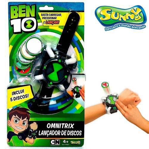 Omnitrix Lançador de Discos Ben 10 - Sunny 1759