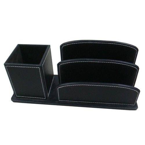 Organizador de Mesa VMP Preto - Material Sintético