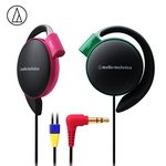 Original Audio Technica ATH-EQ500 Wired fone de ouvido Música Headset Ear Hook Desporto Headphone Surround Baixo Para Xiaomi Huawei Oppo Etc
