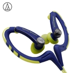 Original Audio Technica ATH-SPORT1iS In-ouvido com fio Esporte fone de ouvido controle com fio com IPX5 impermeável para IOS Smartphone Android