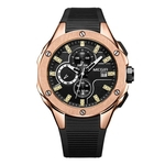 Original de alta qualidade Men Quartz Sport Watch pulseira De Silicone Cronógrafo Militar Do Exército Relógios Homens Relógio Top Marca de Luxo Relógio Criativo