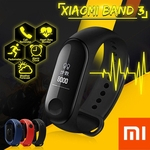 Original Xiaomi Mi band 3 Pulseira Inteligente Display OLED 50 M À Prova D 'Água Pulseira Monitor de Freqüência Cardíaca