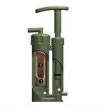 Outdoor Soldado portátil filtro de água Purificador de limpeza para camping, caminhadas, Survival Ferramenta de Emergência
