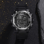 Fashion Digital Electronic LED Watch Date Men's Outdoor Sports Waterproof Watch