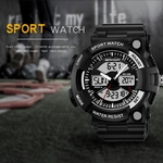 Outdoor Sports Waterproof Assista Data Moda Masculina Digital LED rel¨®gio eletr?nico