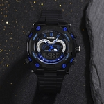 Outdoor Sports Waterproof Assista Data Moda Masculina Digital LED rel¨®gio eletr?nico