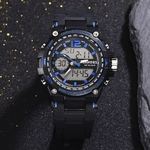 Outdoor Sports Waterproof Assista Data Moda Masculina Digital LED rel¨®gio eletr?nico