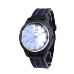 P03 na moda rel¨®gio de quartzo de silicone ¨¤ prova d'¨¢gua Quartz Analog Watch masculino