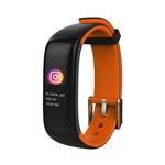 P1 Plus Display Colorido Relógio Inteligente Pulseira de Fitness Monitor de Freqüência Cardíaca