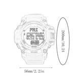 P3170 Round Smart Dial Assista Homens Cardíaco Sport Watch Watch Digital Inteligente